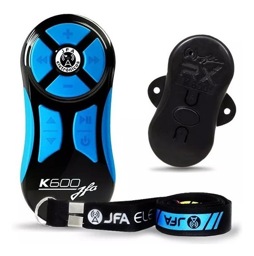 Imagem 2 de 4 de Controle Longa Distancia Jfa K600 Preto Com Azul