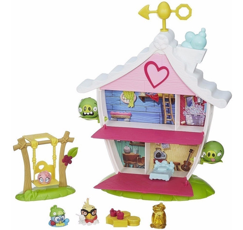 Angry Birds Juego Stella Casa En El Arbol