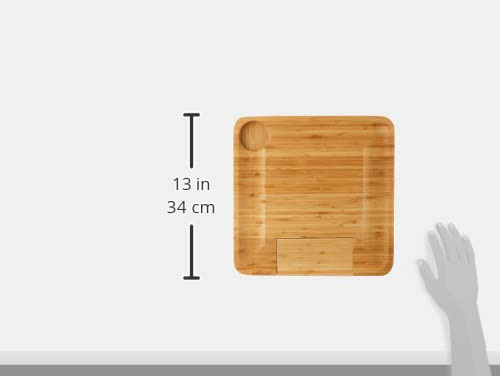Tabla De Quesos De BambĂș Natural Nutrichef Con Taza De Condi