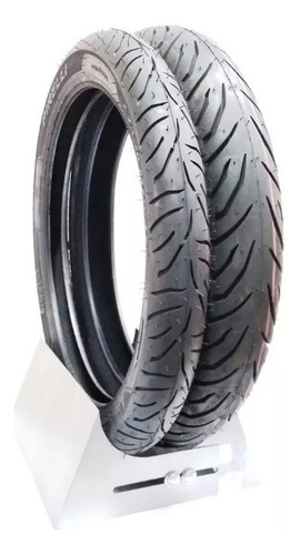 Par Pneu Pirelli 90/90-18 + 275-18 Super City + Bicos Brinde