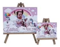 Comprar 10 Mini Atriles Personalizados Mas Un Central Unicornio