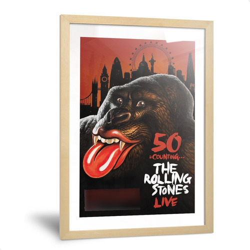 Cuadros The Rolling Stones Poster Grrr Mick Jagger 35x50cm