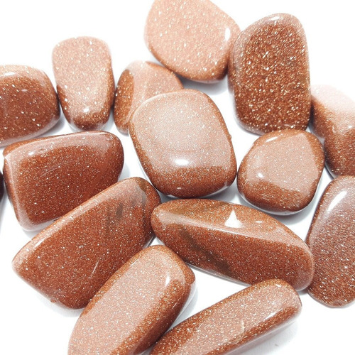Pedra Do Sol - Rolada - 2 A 4cm - Pacote Com 100g - Selecion Marrom