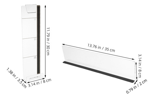 Tablero De Notas Para Monitor De Computadora De 3 Piezas: La