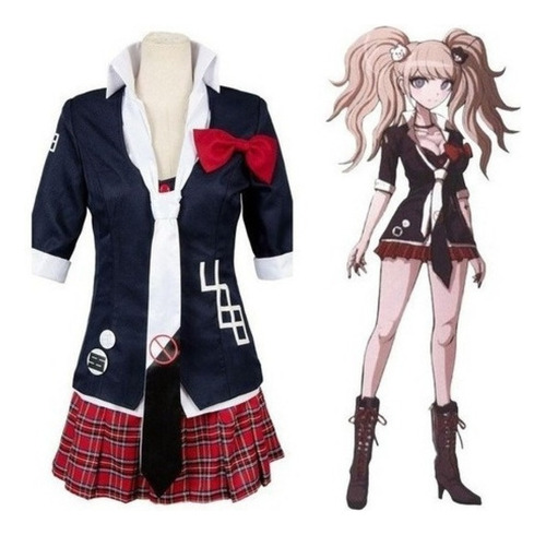 Disfraz Cosplay Enoshima Junko Uniforme Anime Danganronpa