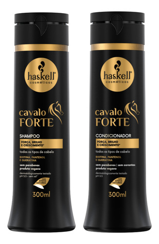 Shampoo E Condicionador Cavalo Forte Haskell Pantenol 300ml