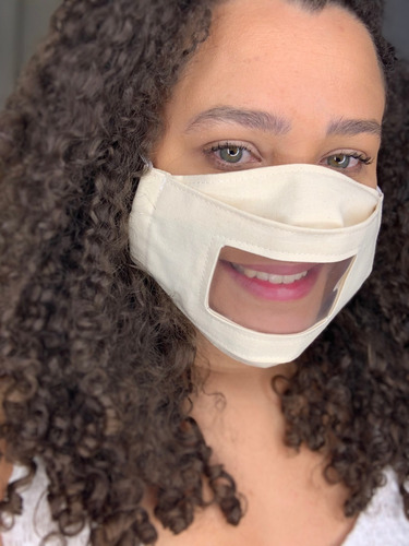 Imagem 1 de 4 de Kit Com 100 Máscaras De Proteção Acessível Com Visor