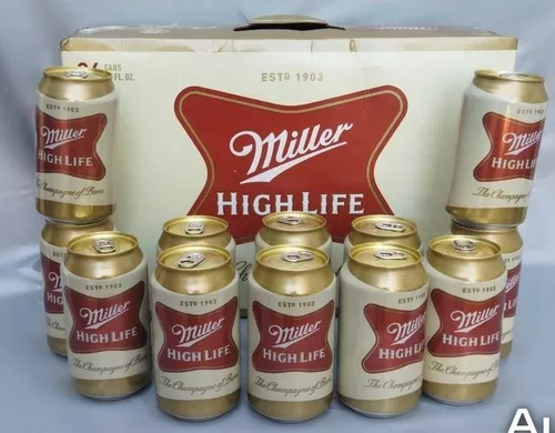 Cerveja Miller High Life - 48u 355ml 4.6% Lata