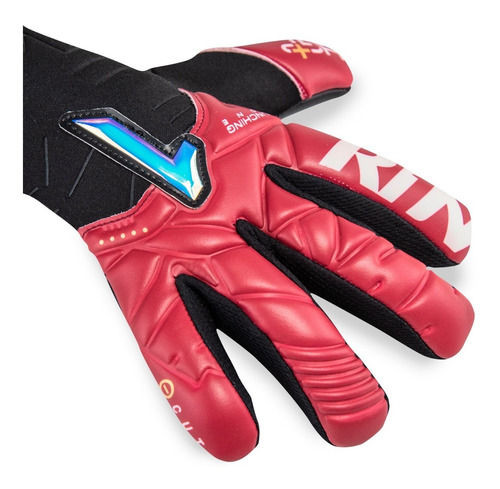 Imagen 2 de 6 de Guantes De Portero Rinat Kratos Guinda / Negro Adulto