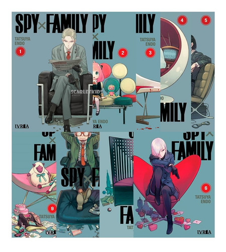 Manga Spy X Family Tomos Los Tomos Publicados Ivrea Scarlet