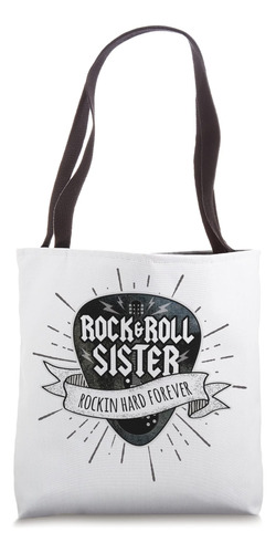 Logotipo De Selección De Guitarra Rock And Roll Sister Sunbu