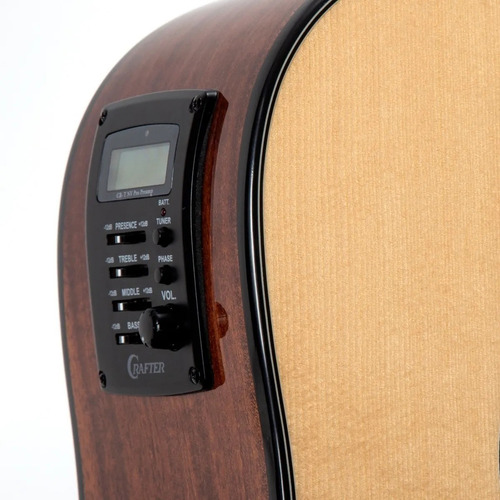 Imagem 3 de 6 de Violão Crafter Hd-520 Ce/n Folk Eletroacustico