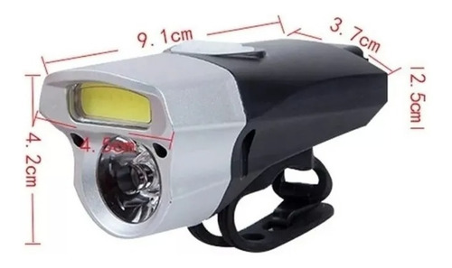 Imagen 2 de 2 de Luz Bicicleta Delantera Y Trasera Luces Bicicleta