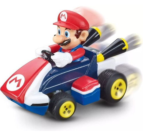 Carrera Mario Kart Mini Rc Escala 1:50 Rojo Mario (Usado)