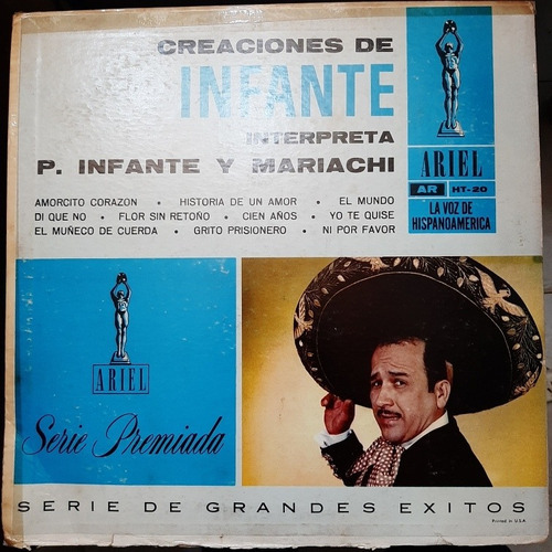 Vinilo Pedro Infante Y Mariachi Creaciones De Infante Mx1