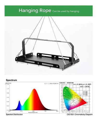 Luces Led De De Espectro Completo Plantas De Interior 100w .