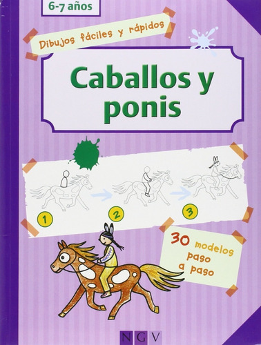 Caballos Y Ponis. Dibujos Faciles Y Rapidos