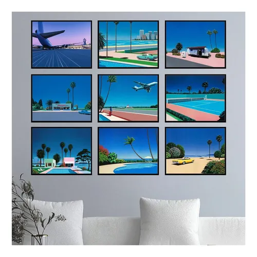 Impressions Bigwig Hiroshi Nagai Art Lofi Poster Vaporwave