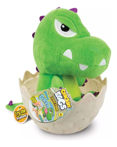 Huevo Mini Cracking Eggs Dino. Peluche Con Sonido. 12cm.