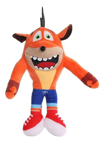 Cojín Para Muñecas Crash Bandicoot Game Periphery, 26 Cm