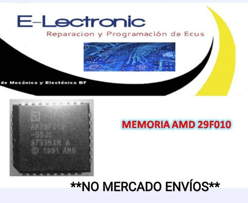 Memoria Flash Amd 29f010 29f010 Plcc 32
