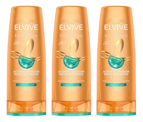 Pack Acondicionador Elvive Óleo Extraordinario Rizos Definid