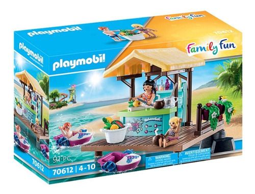 Playmobil Family Fun Quiosque Da Praia Com Pedalinho 70612