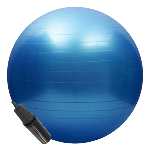 Bola Pilates Suiça Yoga Abdominal Gym Ball 55cm Bomba Grátis