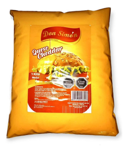 Salsa Cheddar Don Simón 1kg - Lireke