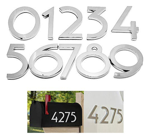 20 Pack Mailbox Numbers 09, 4 Inch High, Door Address N...