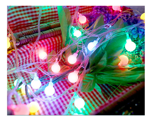 Cadena De Lámparas Led, Cadena De Luces Led, Noche, Vacacion