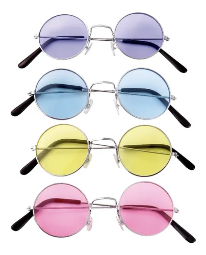 Party Store - 15 Lentes Anteojos Hippie Lennon- Cotillon Upd