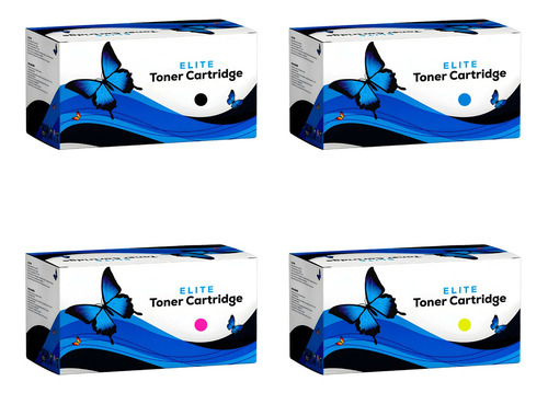 4 Toners Compatible Ir Adv C2020 C2030 C2225 C2230 420gr 23/ Negro Magenta Cyan Yellow