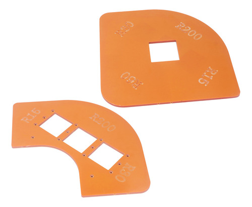 Modelos De Roteador Corner Radius, Conjunto De 2 Peças De Ga