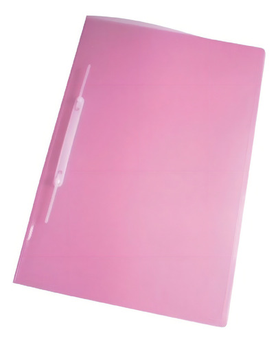 Pasta Plástica Com Grampo Trilho Romeu E Julieta Kit Com 3un Cor Rosa