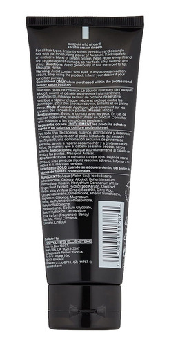 Awapuhi Wild Ginger Queratina Crema De Enjuague Acondicionad