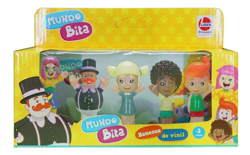 Dedoches Mundo Bita Kit 5 Fantoches De Dedo Infantil Vinil