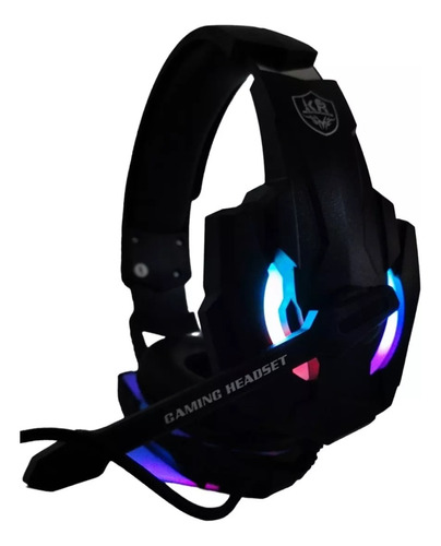 Diadema Headset Rgb Gamer Luz Micrófono Audífonos Usb 3.5mm