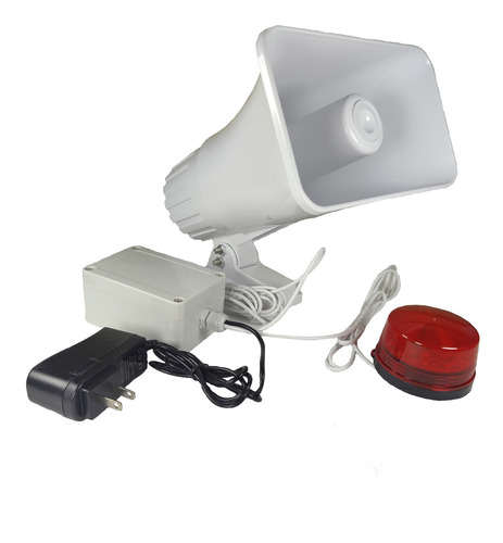Sirena Alarma Vecinal Wifi App Estrobo Seguridad Exteriores