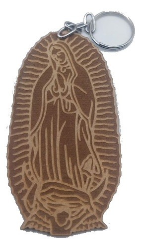 Llaveros Mdf - Virgen Guadalupe - 30 Piezas - Recuerdo 