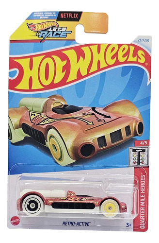 Hot Wheels 1:64 Quarter Mile Heroes Retro-active 2025 Naranja
