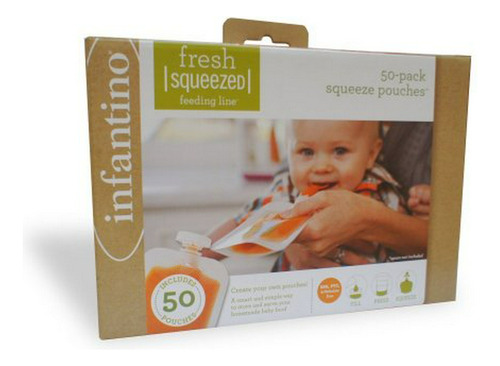 Infantino Bolsas Squeeze, 100 Count