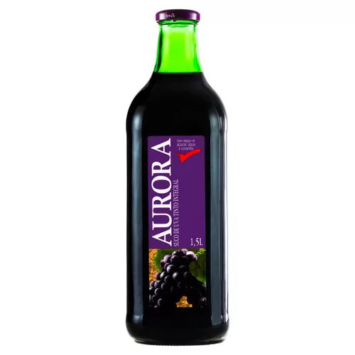 Imagem 1 de 1 de Suco de uva tinto  Aurora sem glúten 1.5 L 