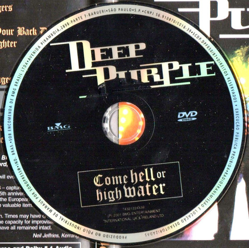 Imagem 2 de 3 de Deep Purple - Come Hell Or High Water(2001)