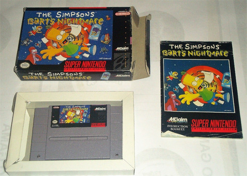 Bart's Nightmare Para Consola Super Nintendo Snes (mr2023)