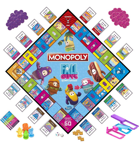 Monopoly Fall Guys Ultimate Knockout Edition Juego De Mesa P