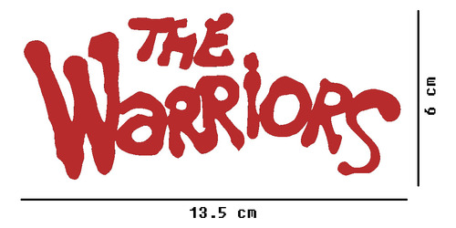 Sticker Vinil The Warriors Logo 2 Piezas $135 Mikegamesmx