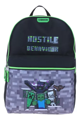 Mochila Grande Negro 1818 Minecraft Universidad MC para hombre - – Chenson  Mexico