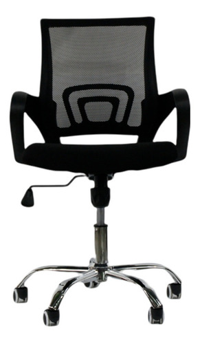 Silla de escritorio Offiho Eco-chair ergonómica negra