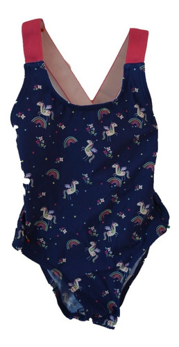 Traje De Baño Entero Unicornio Niña Ocean Pacific L